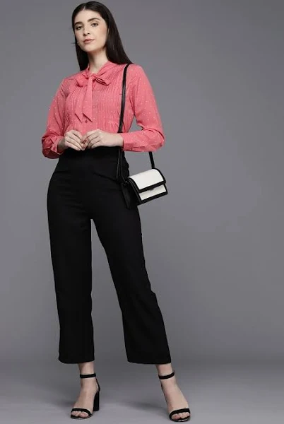 Allen Solly Women's Printed Regular Fit Shirt